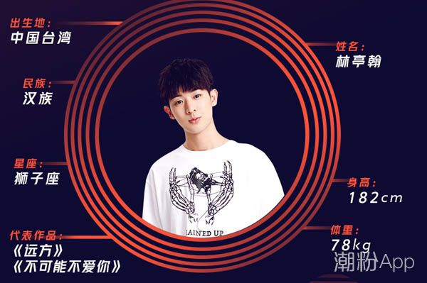 明日之子林亭翰个人资料 微博身高及其年龄介绍